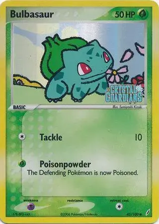 Bulbasaur [Reverse Holo] - Pokemon Crystal Guardians #45