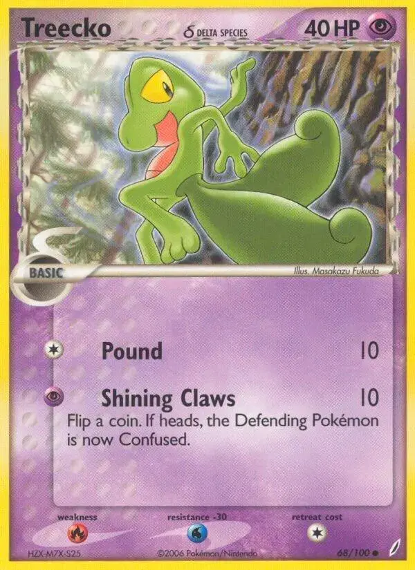 Treecko - Pokemon Crystal Guardians #68