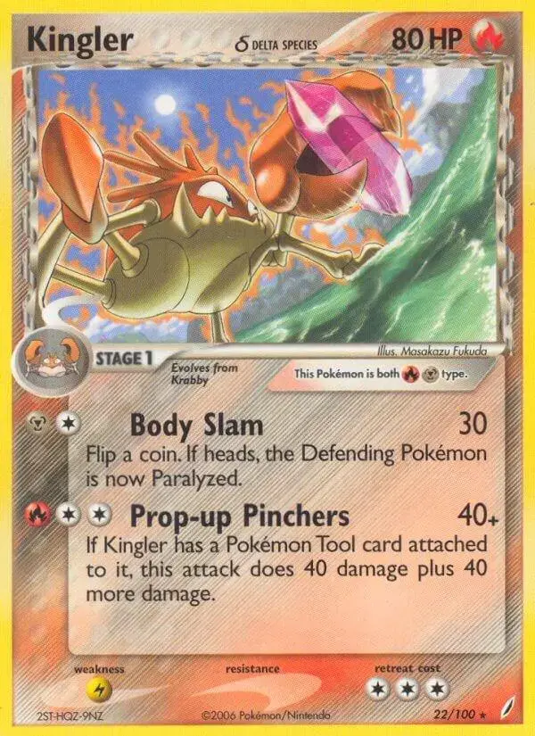 Kingler - Pokemon Crystal Guardians #22