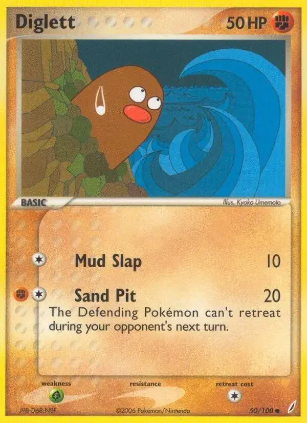 Diglett - Pokemon Crystal Guardians #50
