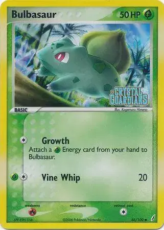 Bulbasaur [Reverse Holo] - Pokemon Crystal Guardians #46