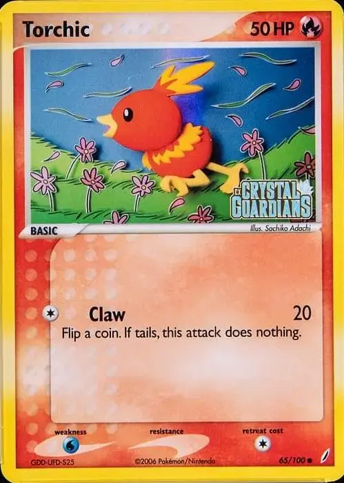 Torchic [Reverse Holo] - Pokemon Crystal Guardians #65