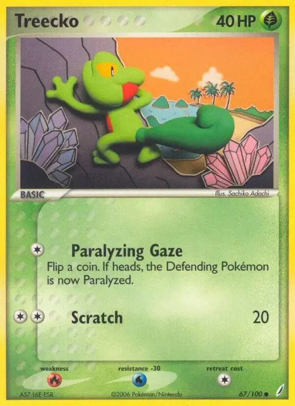Treecko - Pokemon Crystal Guardians #67