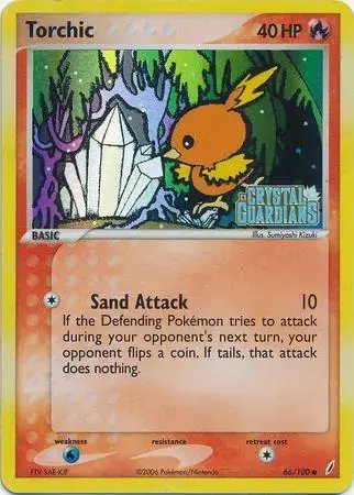 Torchic [Reverse Holo] - Pokemon Crystal Guardians #66