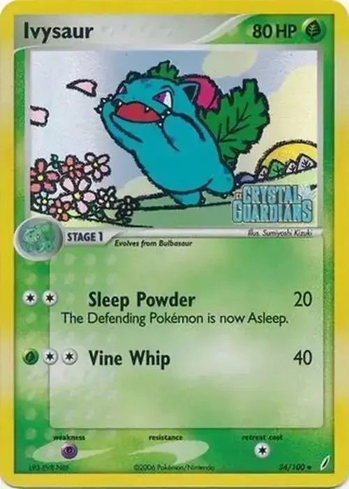 Ivysaur [Reverse Holo] - Pokemon Crystal Guardians #34