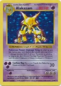 Alakazam [Shadowless] - Pokemon Base Set