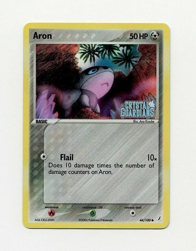 Aron [Reverse Holo] - Pokemon Crystal Guardians #44