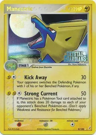 Manectric [Reverse Holo] - Pokemon Crystal Guardians #8
