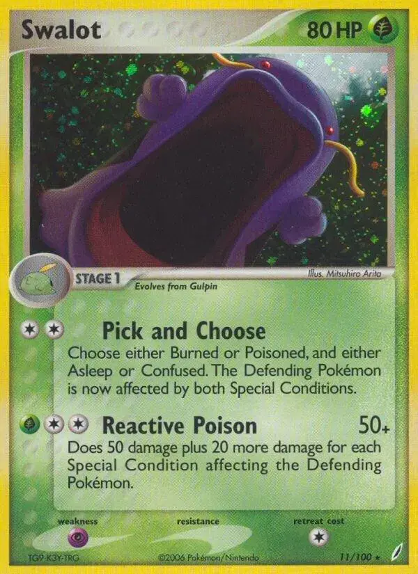 Swalot - Pokemon Crystal Guardians #11