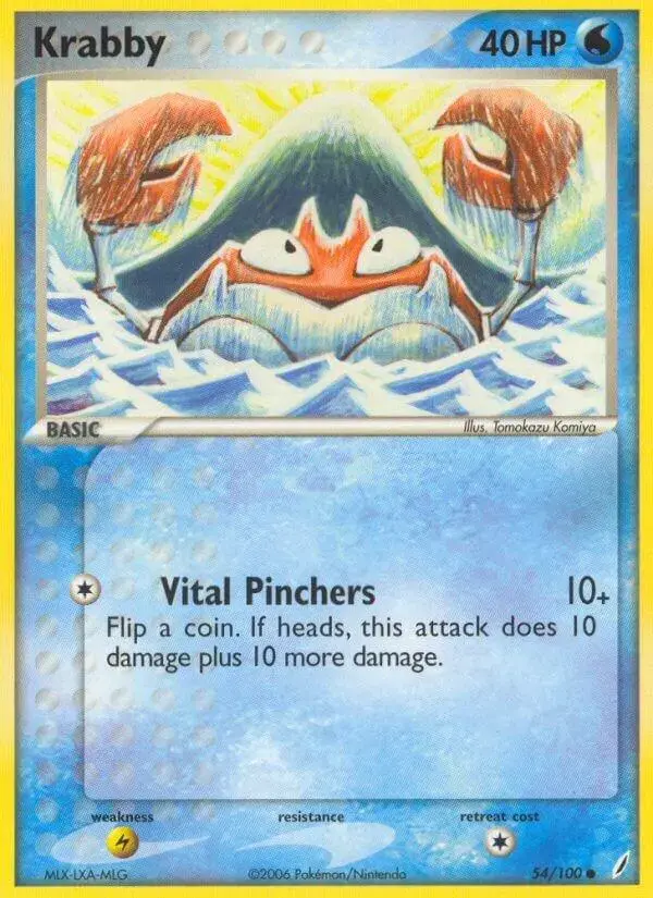 Krabby - Pokemon Crystal Guardians #54