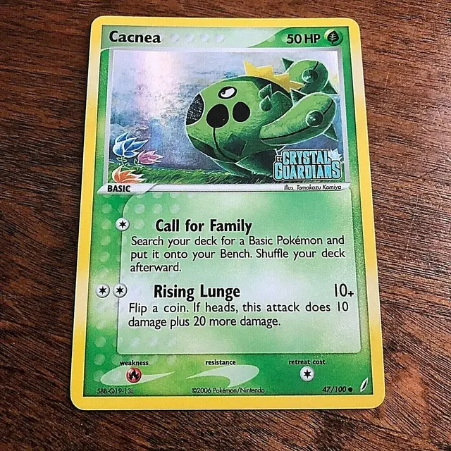 Cacnea [Reverse Holo] - Pokemon Crystal Guardians #47