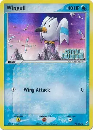 Wingull [Reverse Holo] - Pokemon Crystal Guardians #70
