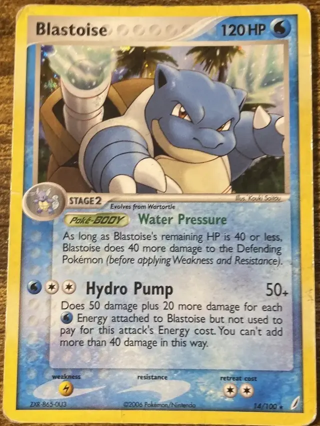 Blastoise [Cosmos Holo] - Pokemon Crystal Guardians #14