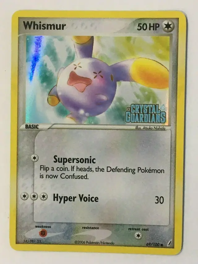 Whismur [Reverse Holo] - Pokemon Crystal Guardians #69