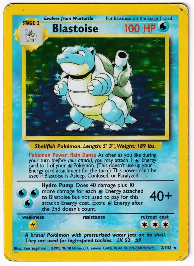 Blastoise [1999-2000] - Pokemon Base Set #2