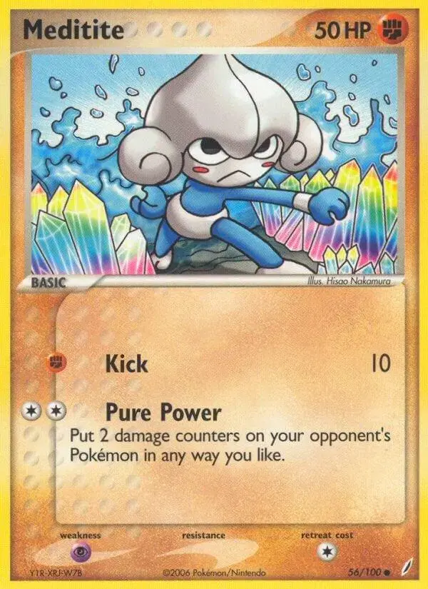 Meditite - Pokemon Crystal Guardians #56