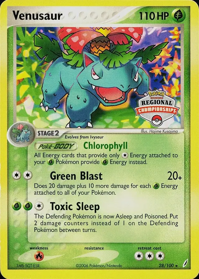 Venusaur [Regional Championships] - Pokemon Crystal Guardians #28