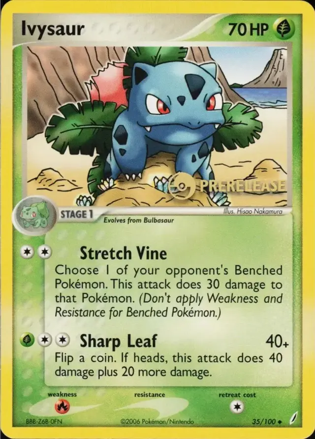 Ivysaur [Prerelease] - Pokemon Crystal Guardians #35