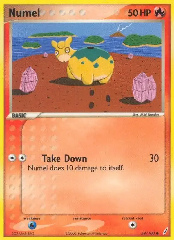 Numel - Pokemon Crystal Guardians #59