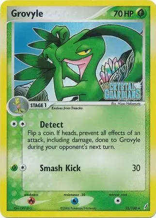 Grovyle [Reverse Holo] - Pokemon Crystal Guardians #32