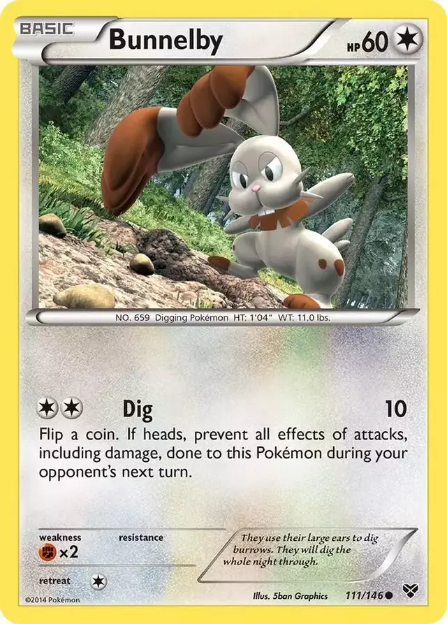 Bunnelby [Reverse Holo]