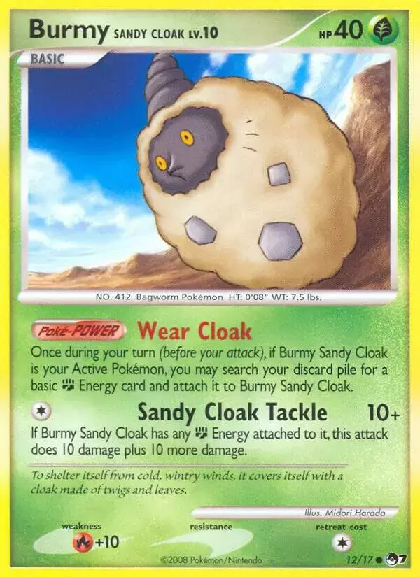 Burmy Sandy Cloak - Pokemon POP Series 7 #12