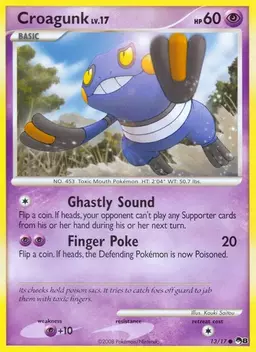 Croagunk [Holo] #13 - Pokemon POP Series 8