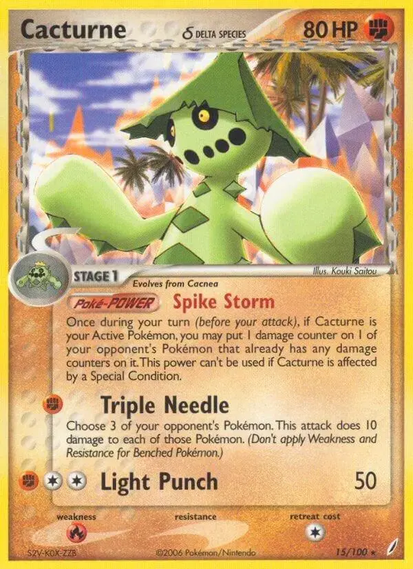 Cacturne - Pokemon Crystal Guardians #15
