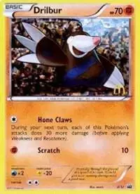 Drilbur - Pokemon McDonalds 2012 #8