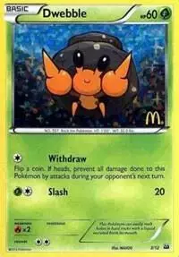 Dwebble - Pokemon McDonalds 2012 #3