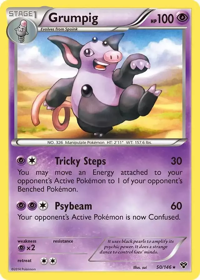 Grumpig [Reverse Holo] - Pokemon XY #50