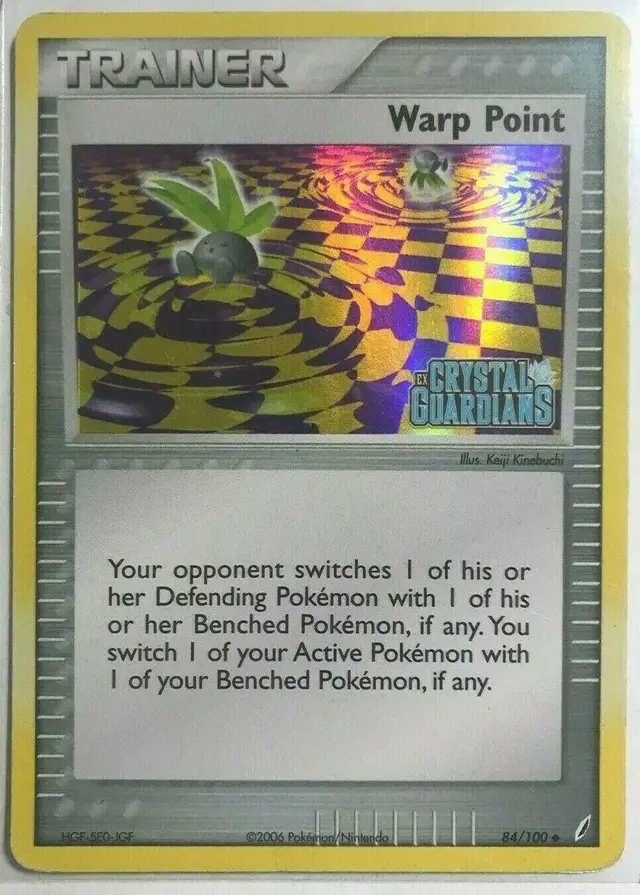Warp Point [Reverse Holo] - Pokemon Crystal Guardians #84
