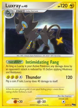 Luxray [Holo] #3 - Pokemon POP Series 8