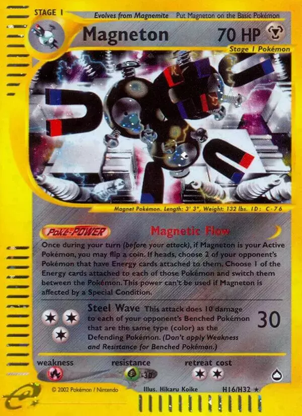 Magneton - Pokemon Aquapolis #H16