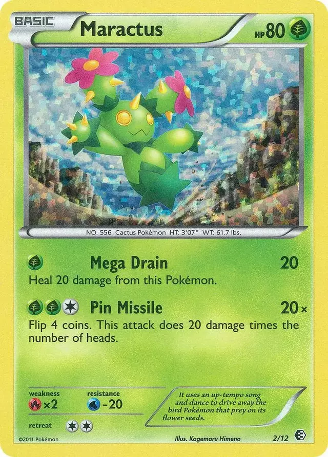 Maractus - Pokemon McDonalds 2011 #2