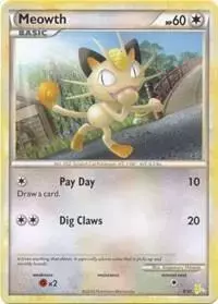 Meowth - Pokemon Gyarados & Raichu #12