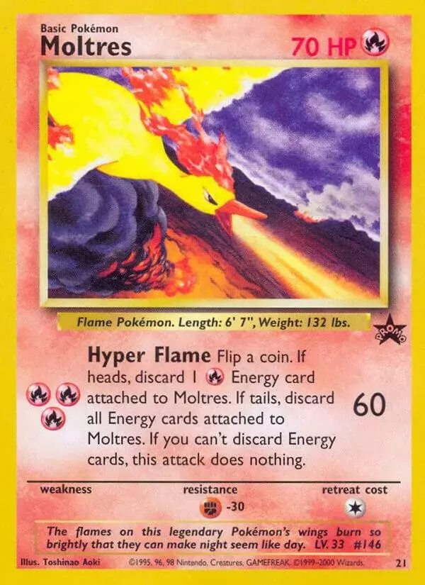 Moltres - Pokemon WoTC Promos #21