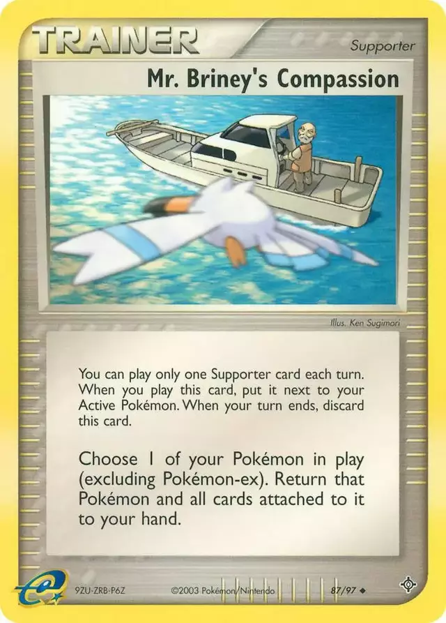 Mr. Briney's Compassion [Reverse Holo] - Pokemon Dragon #87