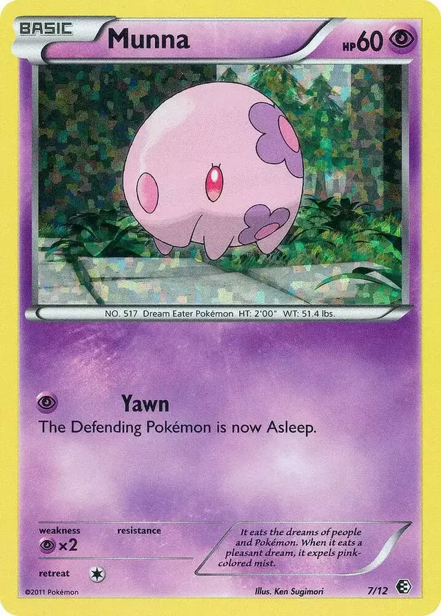 Munna - Pokemon McDonalds 2011 #7