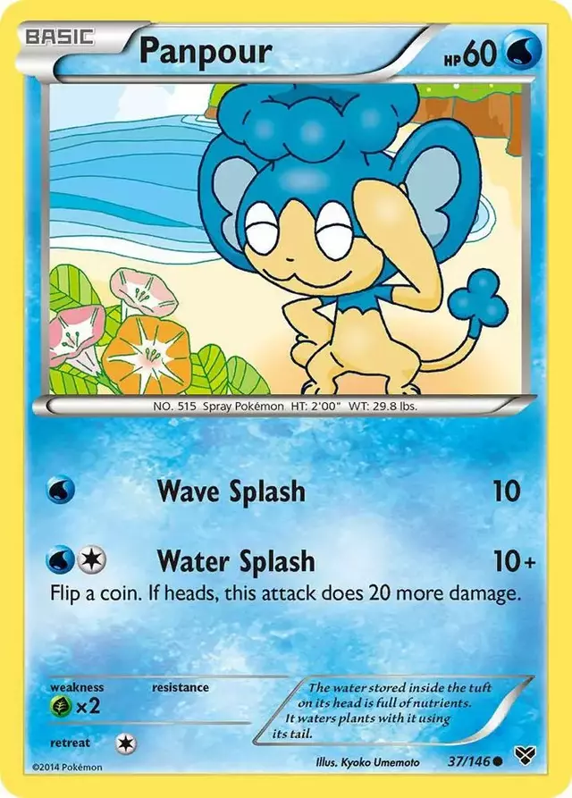 Panpour [Reverse Holo] - Pokemon XY #37