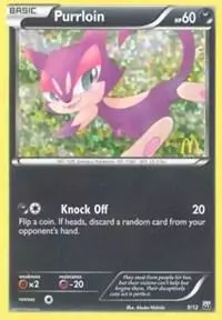 Purrloin - Pokemon McDonalds 2012 #9