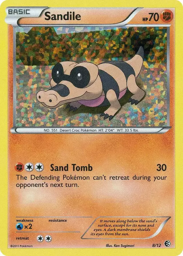 Sandile - Pokemon McDonalds 2011 #8