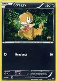 Scraggy - Pokemon McDonalds 2012 #10