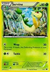 Servine - Pokemon McDonalds 2012 #1