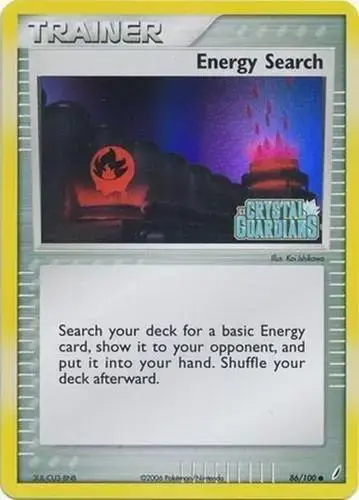 Energy Search [Reverse Holo] - Pokemon Crystal Guardians #86