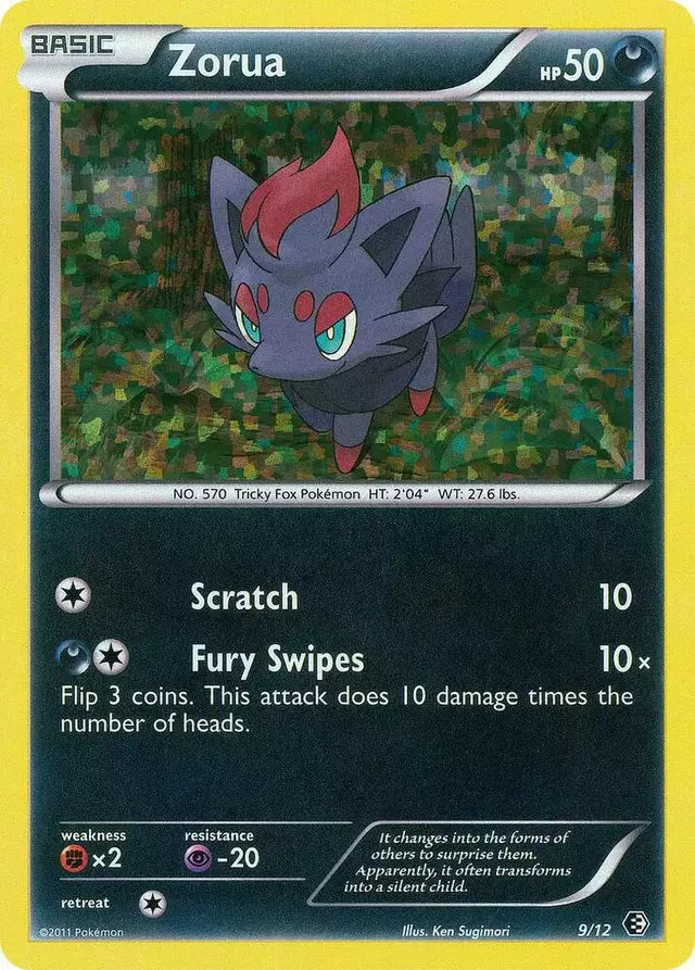 Zorua - Pokemon McDonalds 2011 #9