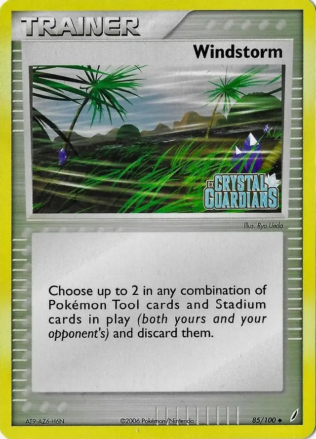 Windstorm [Reverse Holo] - Pokemon Crystal Guardians #85