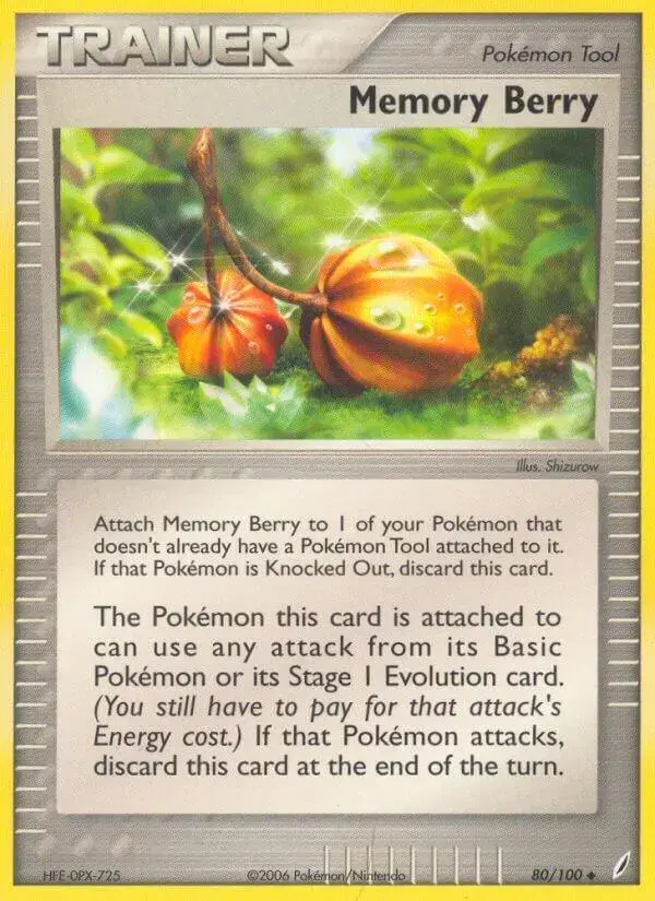 Memory Berry - Pokemon Crystal Guardians #80