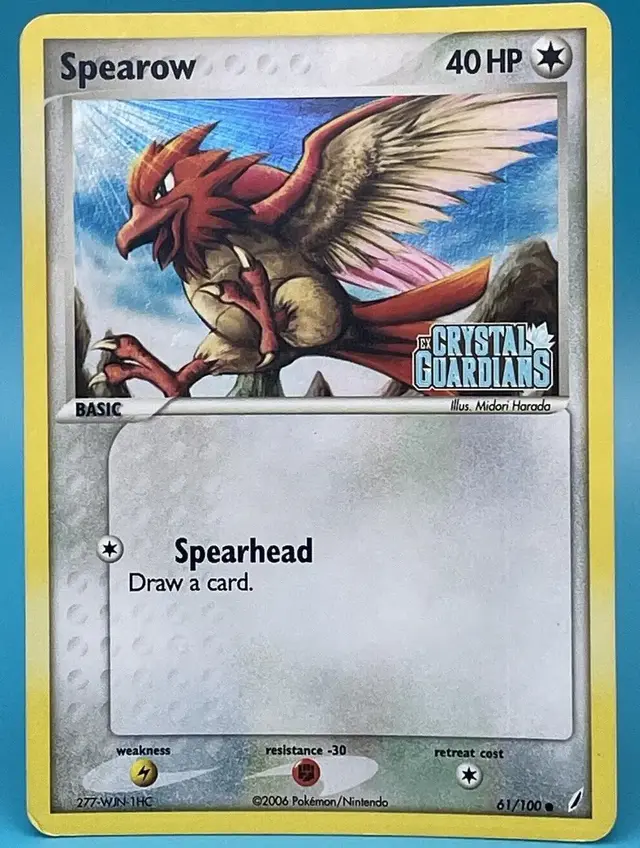 Spearow [Stamped Holo] - Pokemon Crystal Guardians #61