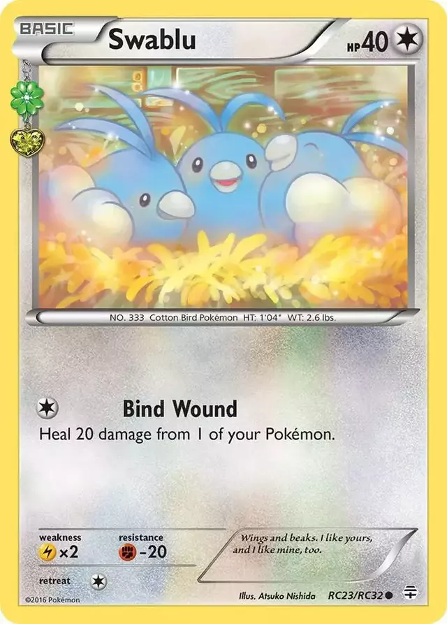 Swablu - Pokemon Generations #RC23